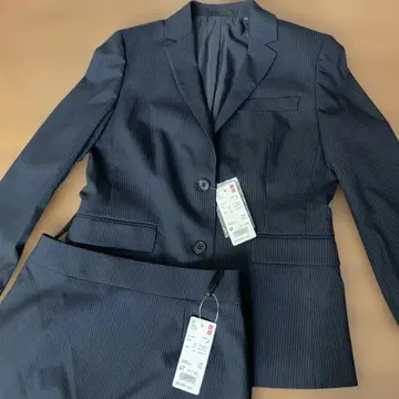 UNIQLO 네이비 수트 M 스트라이프 택 포함