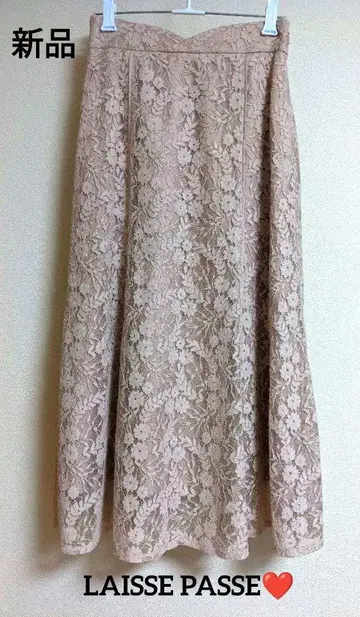 기간 한정 가격 인하 새상품 LAISSE PASSE 레이스 스커트
