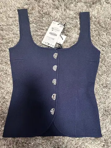 ZARA 스무스 니트 코르셋 상의