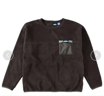 KAVU 플리스 자켓 다크 브라운