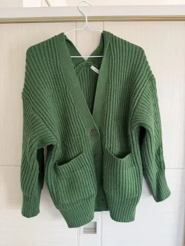MOUSSY 그린 가디건 긴팔