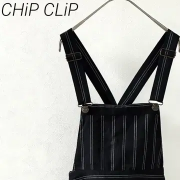 CHiP CLiP 살로펫 스커트 스트라이프 허리밴딩 안감 부착