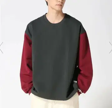 새상품 25년 가을/겨울 짐 마스터 스핀들 맨투맨 블랙 레드 L
