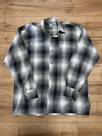 Caltop 체크 무늬 셔츠 XL 그레이