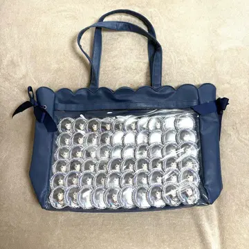 아사카 카린 캔뱃지 자카마트 이타백 A3 네이비