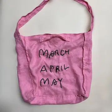March April May 린넨 숄더백 M(hot pink)