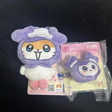 TWICE LOVERYS 산리오 마스코트 봉제 인형 헤어핀