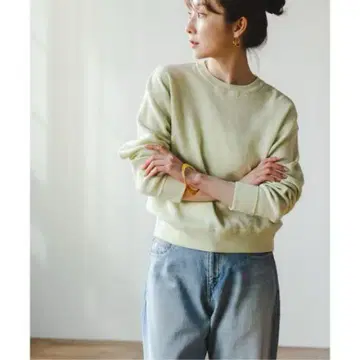 [ 세탁 가능 ] 하이 게이지 페이퍼얀 풀오버