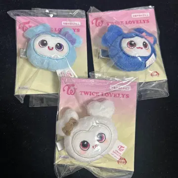 TWICE LOVERYS 봉제 인형 헤어핀 BABY LOVELYS