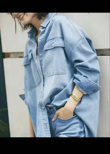 [컨디션 최상!] healthy denim almond 데님 셔츠