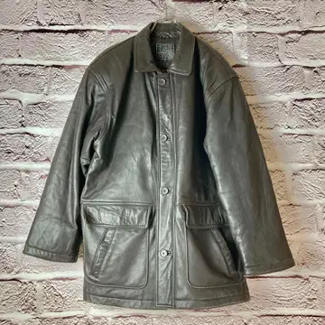 z1107:GLEEMAN 양가죽 자켓 브라운 M