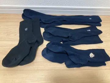 네이비와 블랙 롱 삭스 4족 세트 중고품