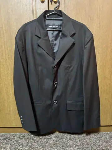 BASIC COTTON 블랙 테일러드 자켓