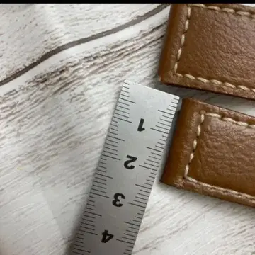 남성용 손목시계 가죽 벨트 22mm 실버 버클