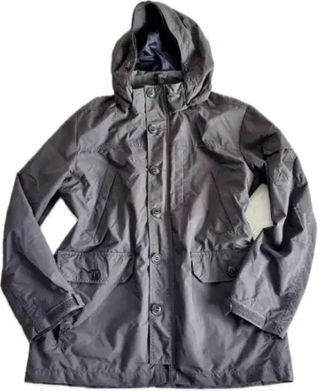 Eddie Bauer 그레이 후드 부착 마운틴 후드티