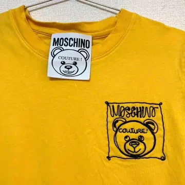 [정품] MOSCHINO 모스키노 T셔츠 자수 반팔 여성용 S