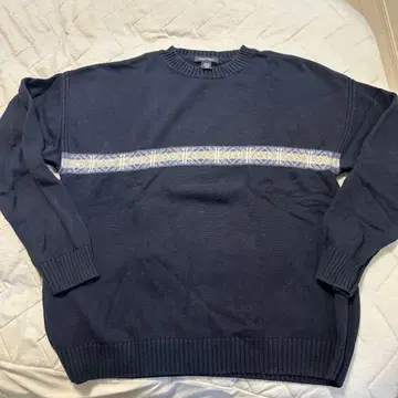 Nautica 네이비 코튼 니트 XL