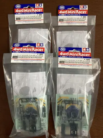 타미야 미니 사륜구동 위닝 버드 포뮬러 클리어 바디 세트