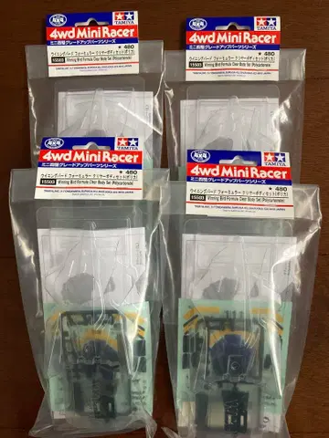 타미야 미니 사륜구동 위닝 버드 포뮬러 클리어 바디 세트