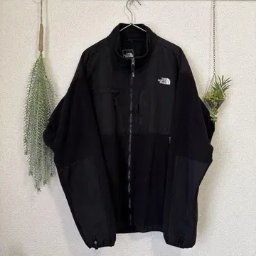 THE NORTH FACE 플리스 자켓 옆 지퍼 블랙