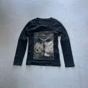 00s y2k Archive FUGA 'christ' 기믹 롱T