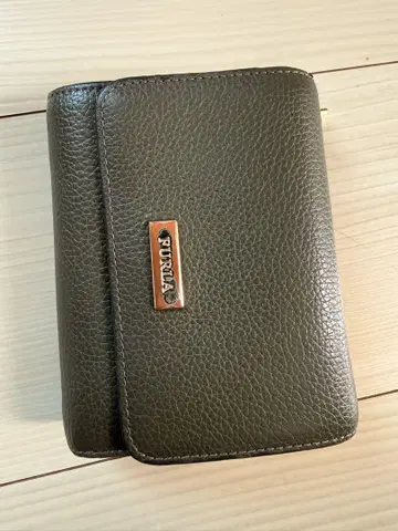 FURLA 3단 폴더형 지갑 천연 가죽