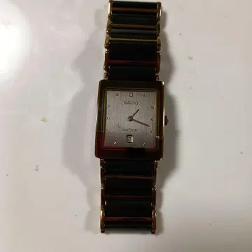 RADO 쿼츠 손목시계 골드/블랙