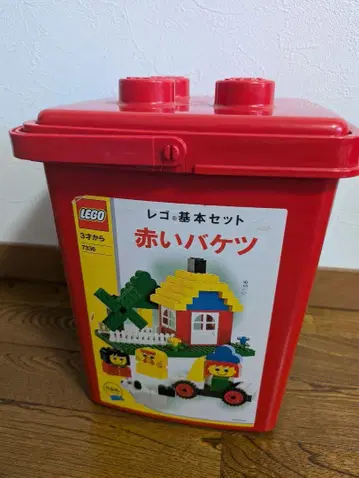 LEGO 기본 세트 빨간색 바구니와 다른 부품 묶음 판매