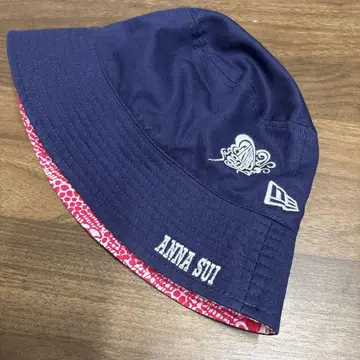 ANNA SUI 네이비 버킷 햇