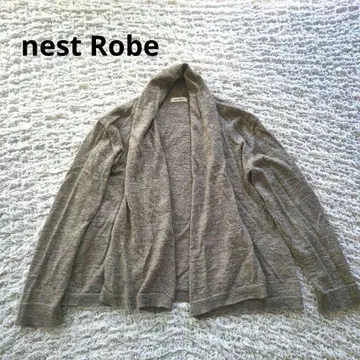 nest Robe 알파카 린넨 숄 가디건 그레이지 프리