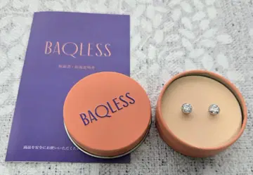Baqless 귀걸이 ( 큐빅 지르코니아 6.0mm )