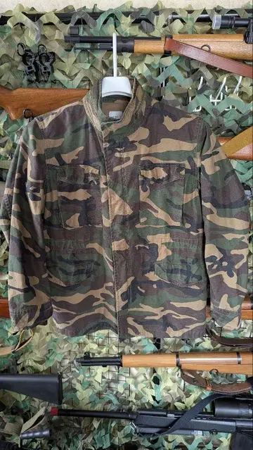 카모플라쥬 자켓 (M) 백넘버