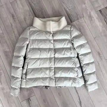 Herno 울 나일론 다운 자켓 아이보리