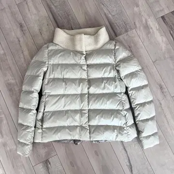Herno 울 나일론 다운 자켓 아이보리