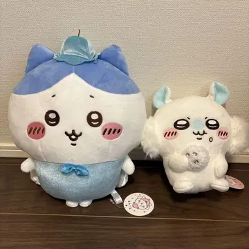 치이카와 (먼작귀) 요정 BIG 봉제 인형 하치와레 모몽가 2개 세트