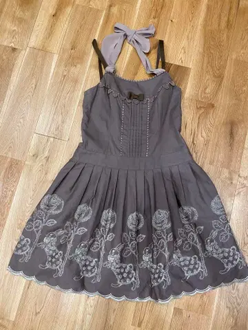 Emily Temple cute 토끼 자수 JSK