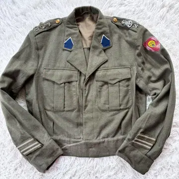 60s 벨기에군 배틀 드레스 자켓 아이크 자켓 짧은 기장