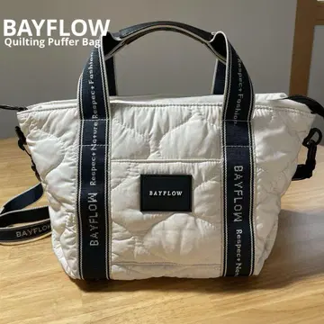컨디션 최상! BAYFLOW 2Way 퀼팅 패딩 숄더백