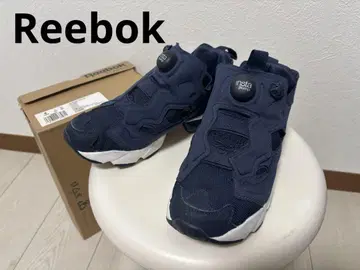 [ 새상품급 ] Reebok 인스타 펌프 스니커즈 네이비 23cm