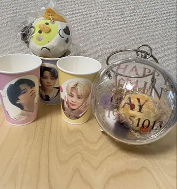 BTS JIMIN 지민 생일 굿즈 봉제 인형 8cm 마스터