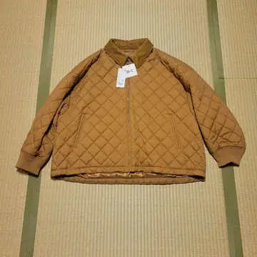 UNIQLO C 퍼프테크 블루종 웜 패디드 3xl 브라운