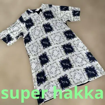 새상품급 super hakka 슈퍼 하카 꽃무늬 롱 원피스 빅 사이즈