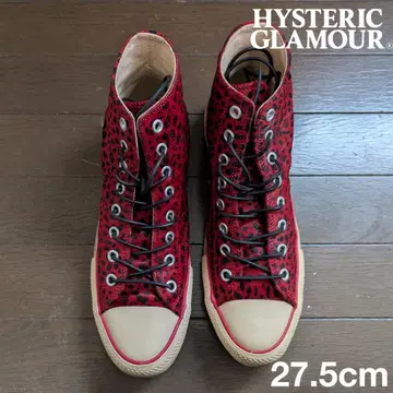 HYSTERIC GLAMOUR 레오파드 하이컷 27.5cm
