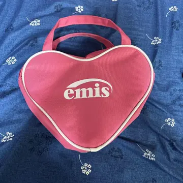 emis 하트형 핑크 백