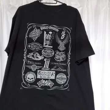 Harley 블랙 T셔츠 XL