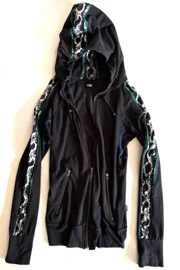 LGB BOXER PK/M BLK SILVER SNAKE