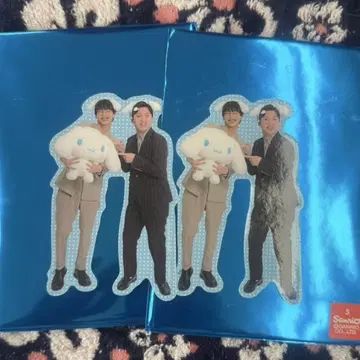 만게키 x 시나모롤 콜라보 공전 메테오 트레이딩 스티커