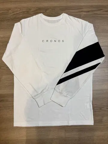 CRONOS 긴팔 티셔츠 화이트 S 사이즈