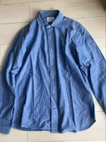 UNITED ARROWS 블루 긴팔 셔츠