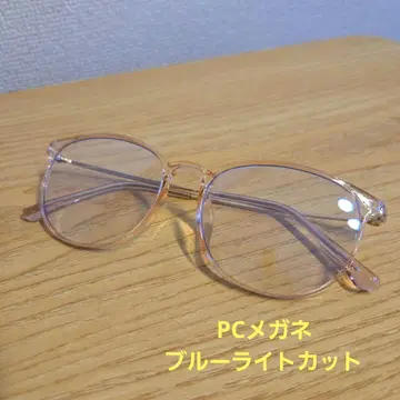 PC 안경 블루라이트 차단 클리어 핑크